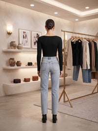 Long Sleeve Solid Basic Top
