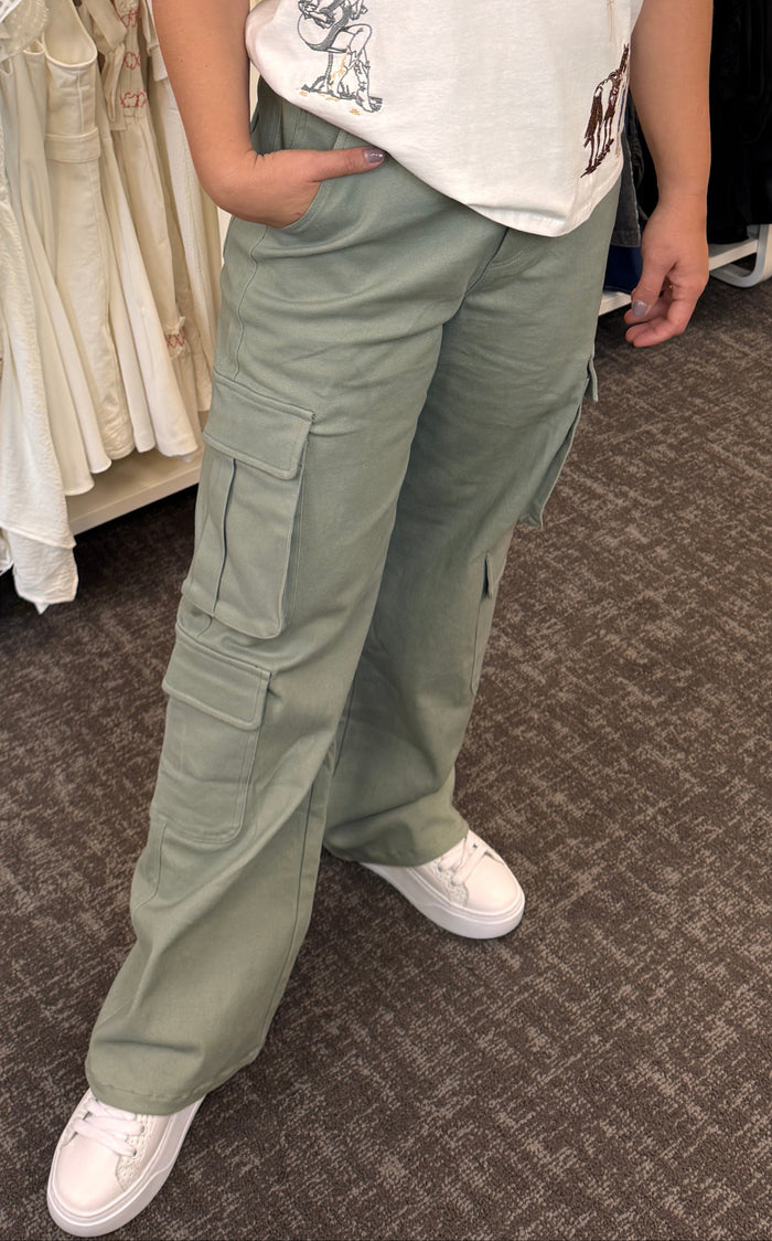 Light Green Cargo Pants