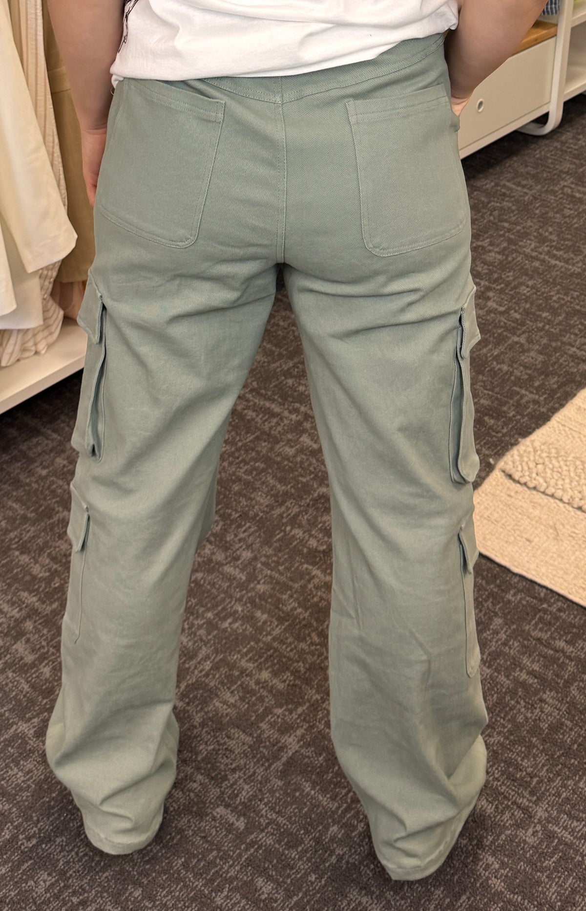 Light Green Cargo Pants