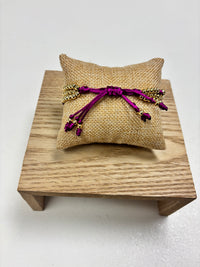 Adjustable Gold, Purple & Pearls Beads - 3 in 1 Bracelet