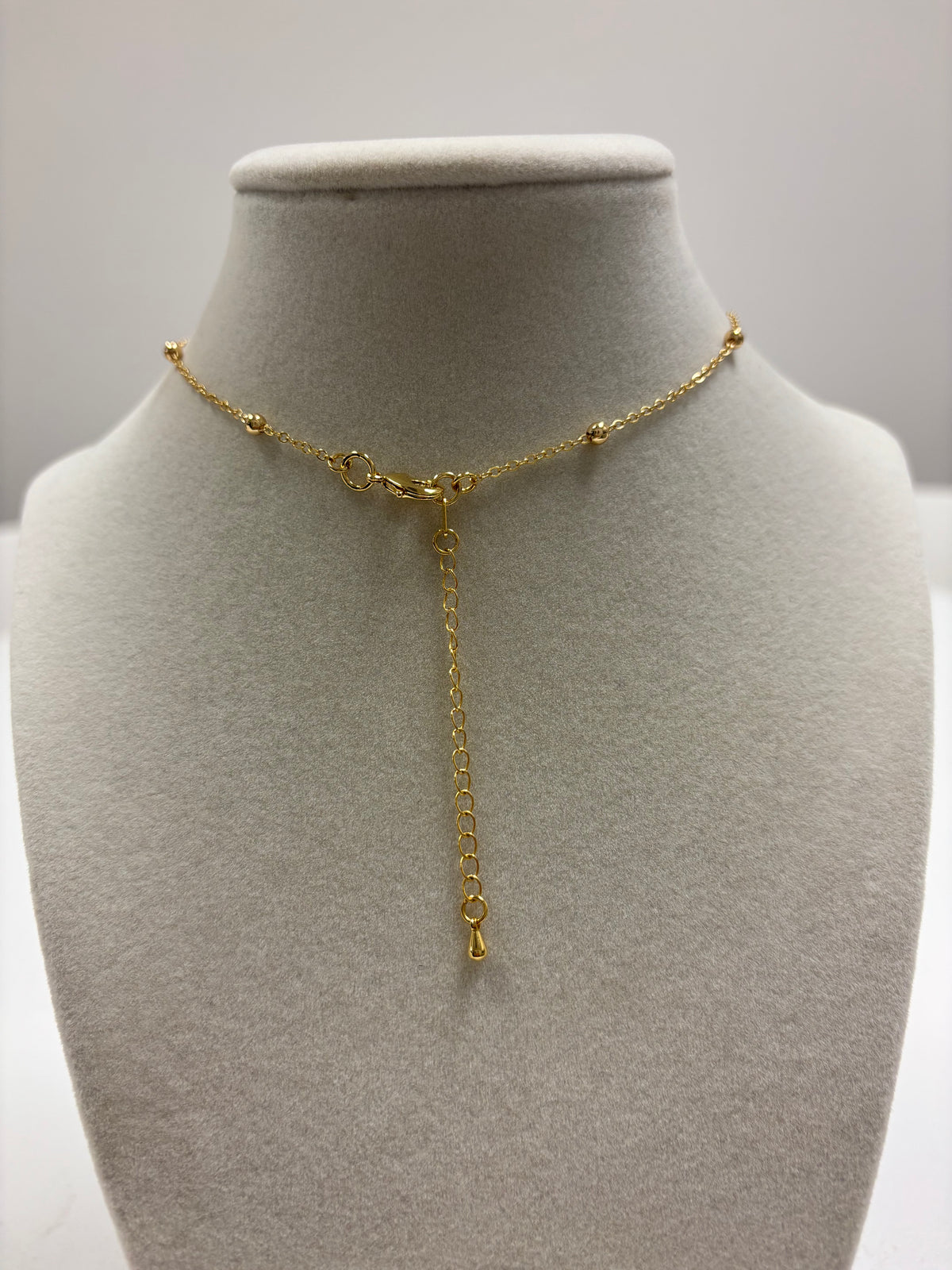 Gold Small Pearls Star Necklace