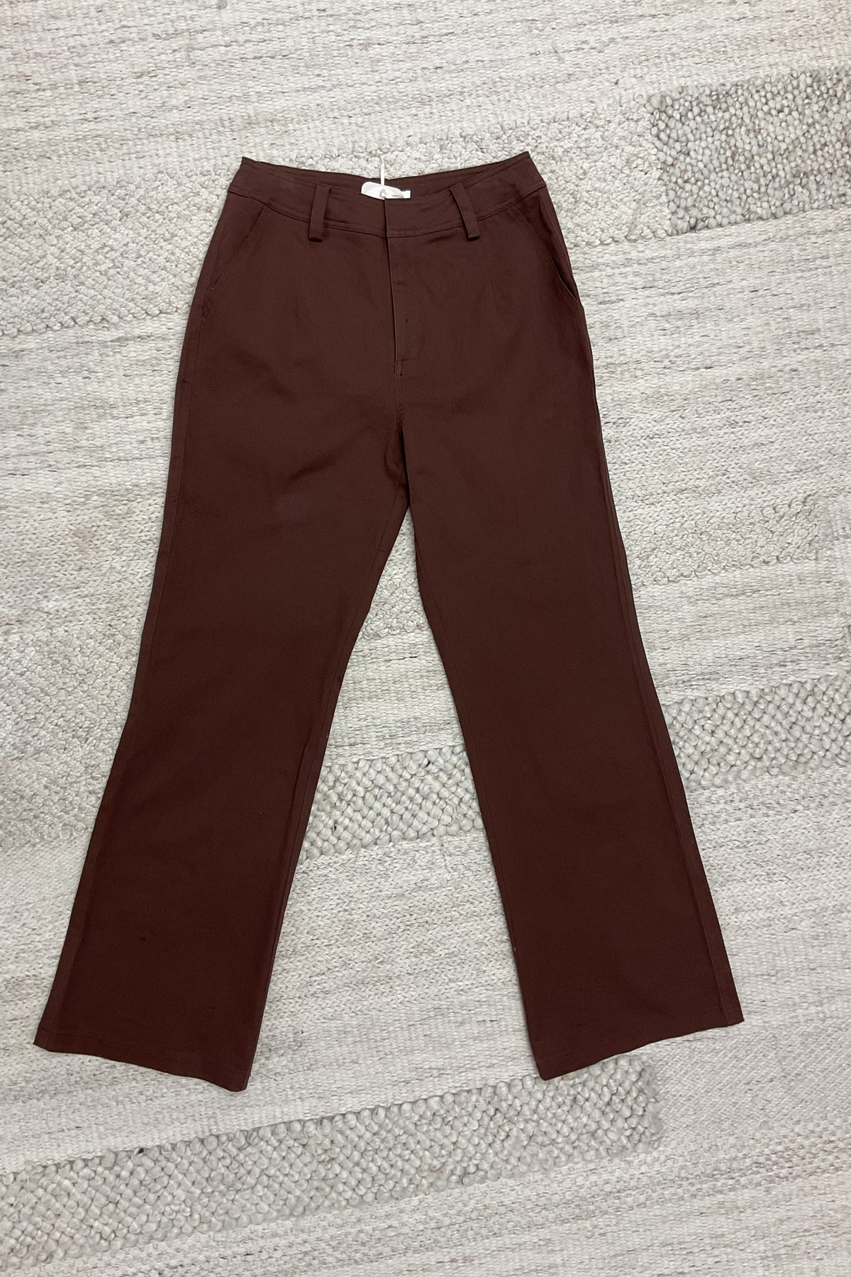 High Waisted Straight-Leg Pants