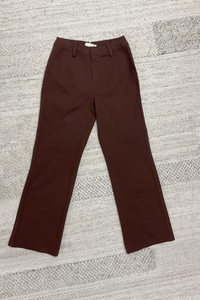 High Waisted Straight-Leg Pants