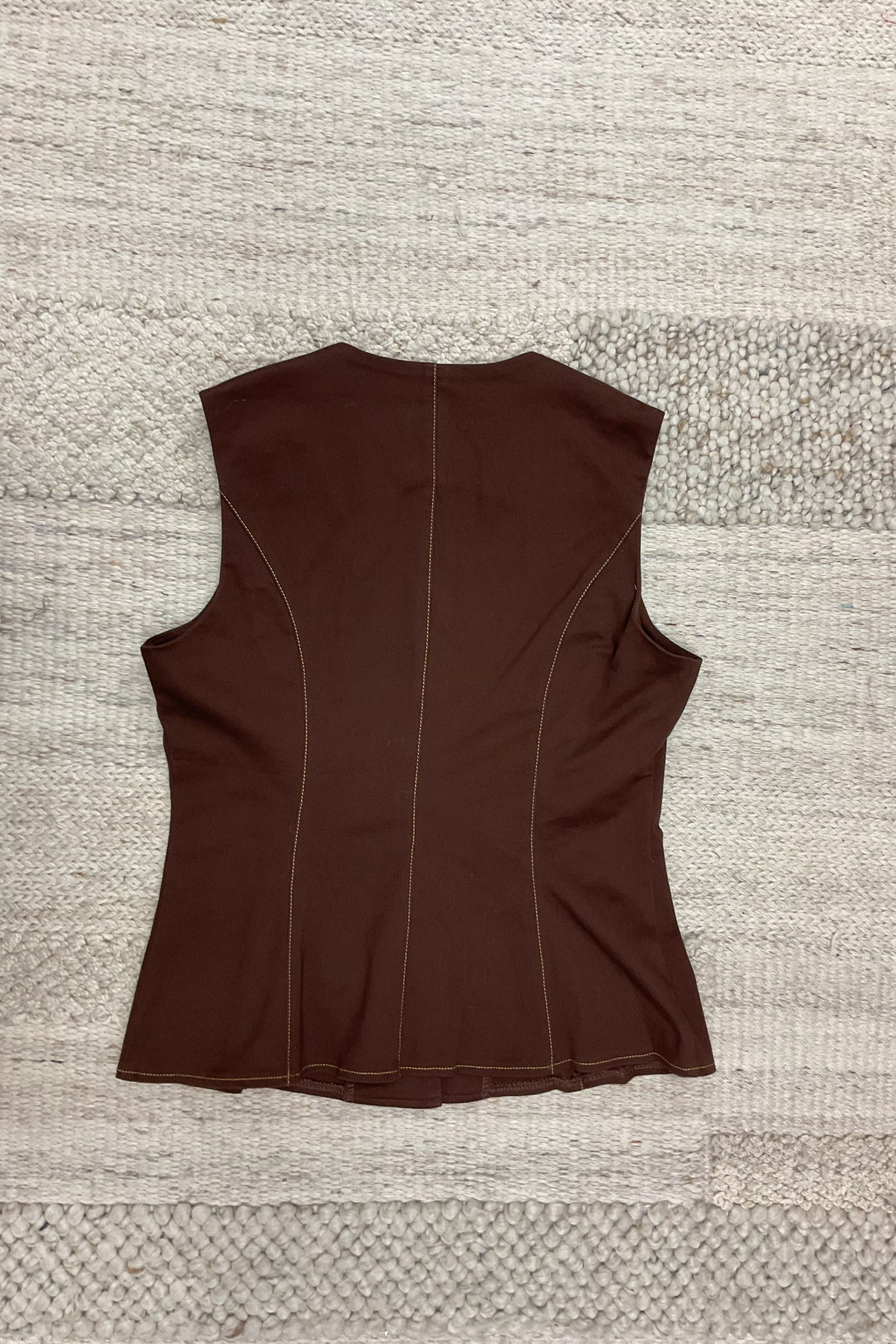 Tailored Button-Front Vest
