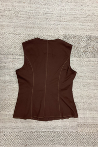 Tailored Button-Front Vest