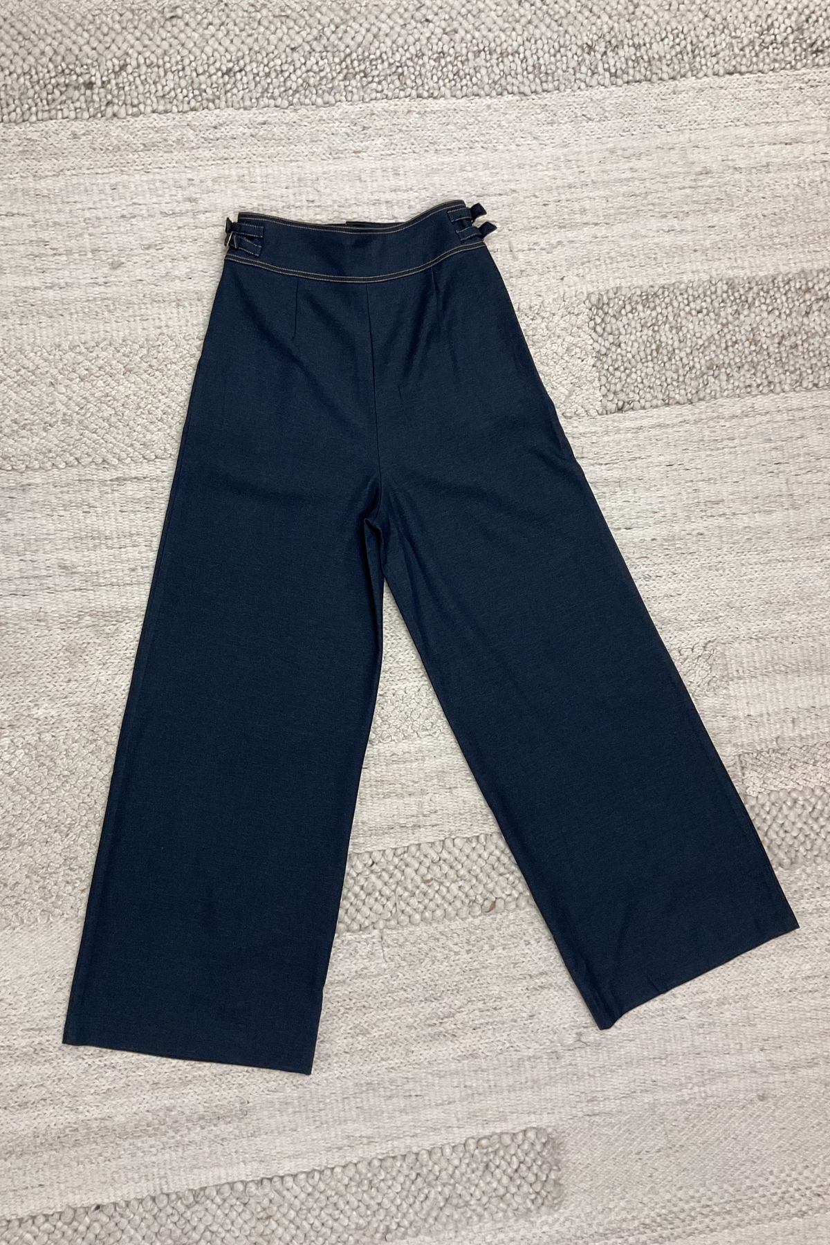 Denim Wide Leg Pants