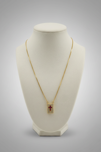 Pendant Gold/W Mini Brilliants Necklace