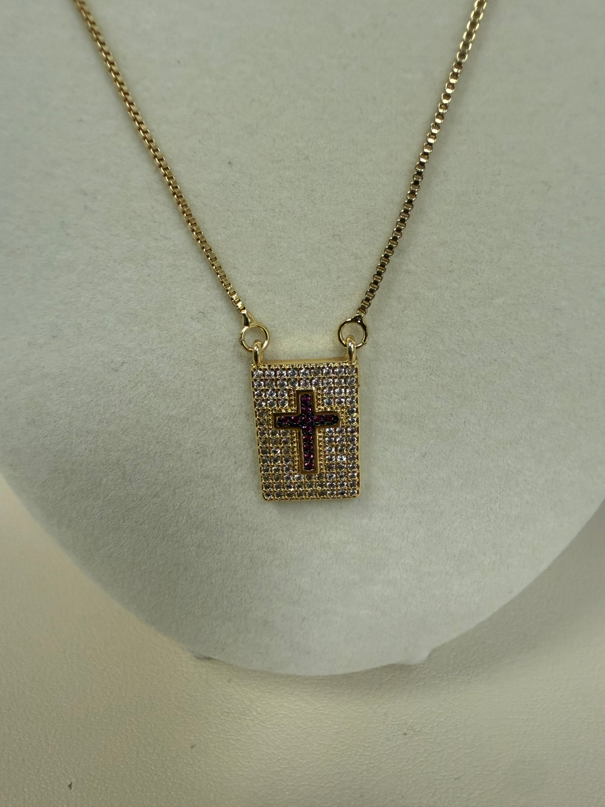 Pendant Gold/W Mini Brilliants Necklace