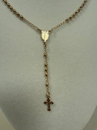 Classic Gold Beaded Rosary