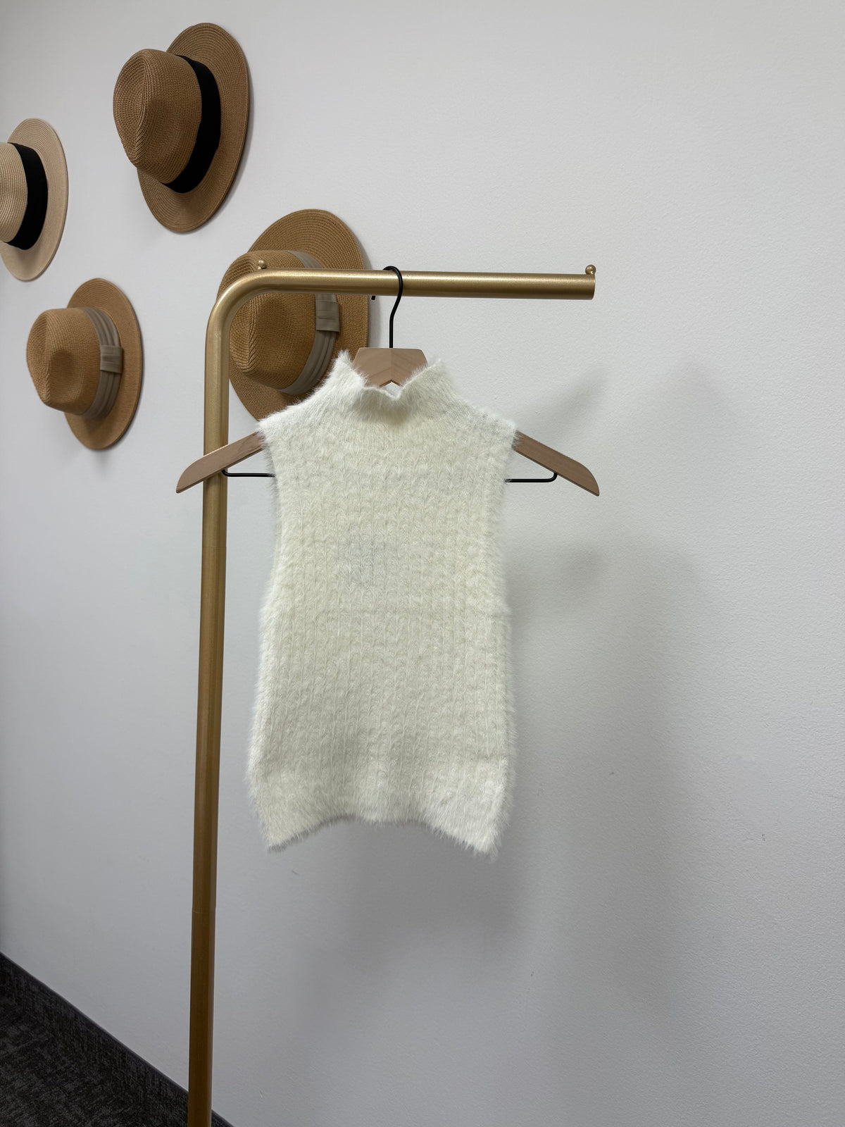 Turtle Neck Sleeve Less Top