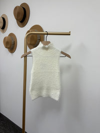 Turtle Neck Sleeve Less Top