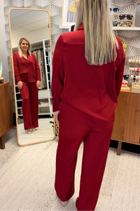 But Down Top & Pants Set