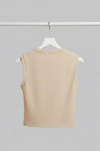 Round Neck Cap Slv Top
