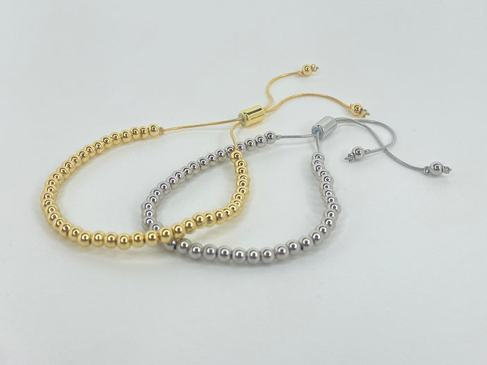 Gold Small Bead Bracelet