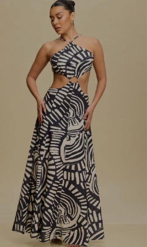 Tribal Ring Maxi Dress