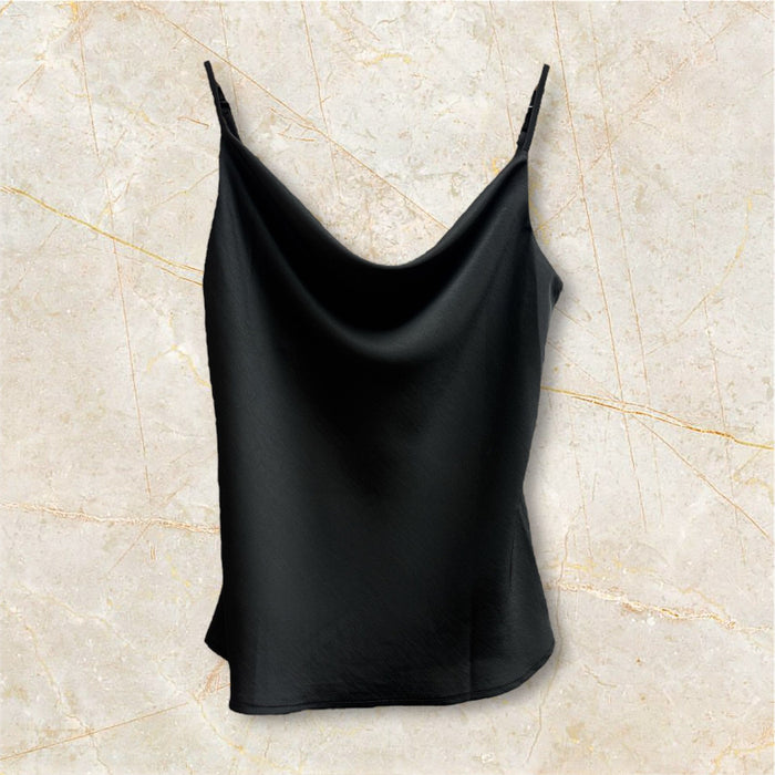 Satin Cowl Neck Cami
