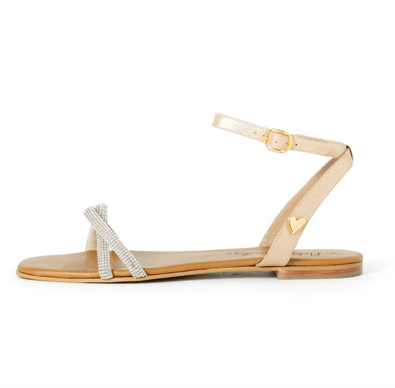 Valentina Sandals Gold - (FINAL SALE)