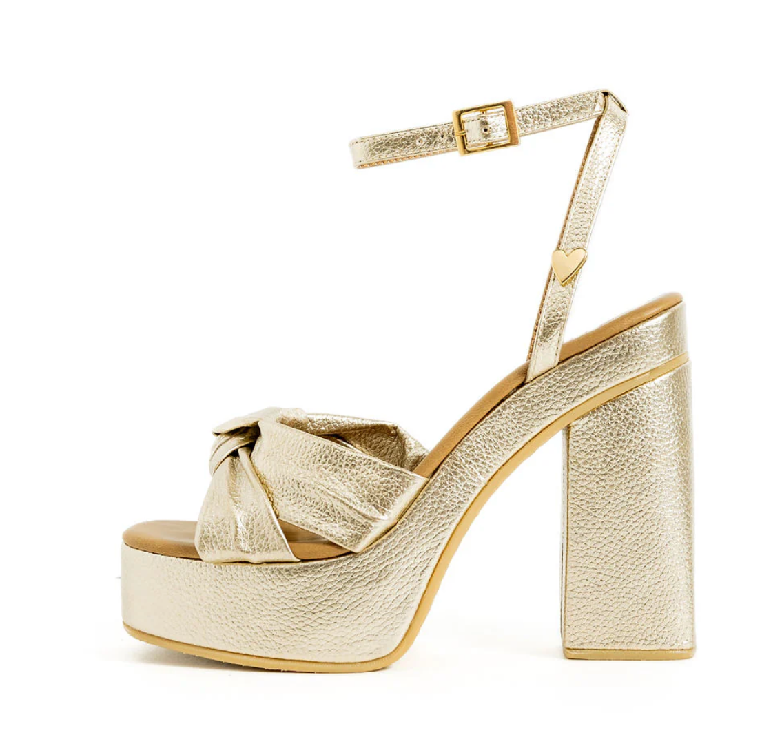 Simonette High Heels - Gold