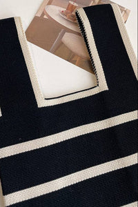 Urban Contrast Color Striped Bags Accessories Handbags