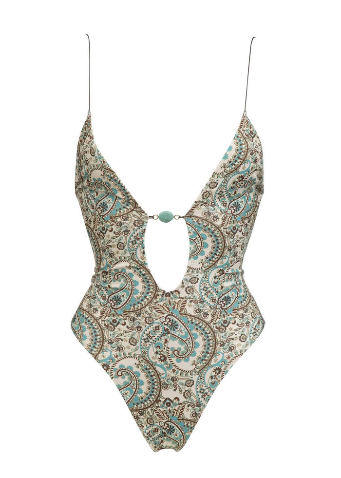 Bohemian Sexy Strappy Backless One-Piece Swimsuit