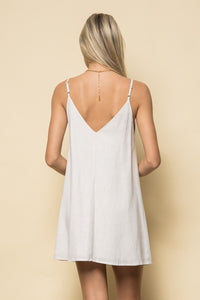 Button Down Mini Dress