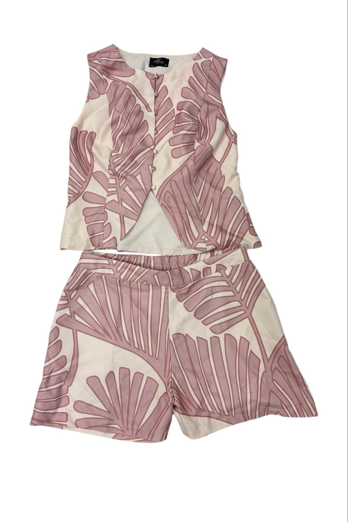 Palm Vest & Shorts Set