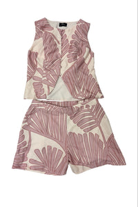 Palm Vest & Shorts Set