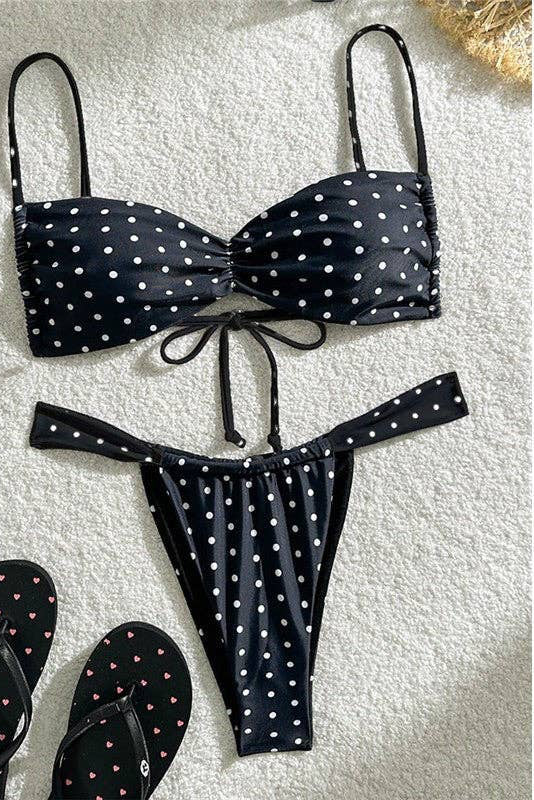 Polka Dot Bikini Swimsuit