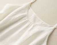 Cotton Linen Camisole Tank Top