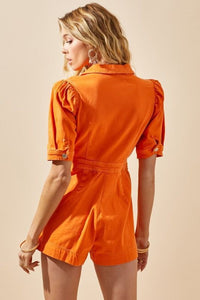 Orange Romper