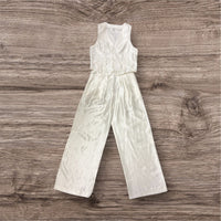 Solid Shiny Wide Leg Pant