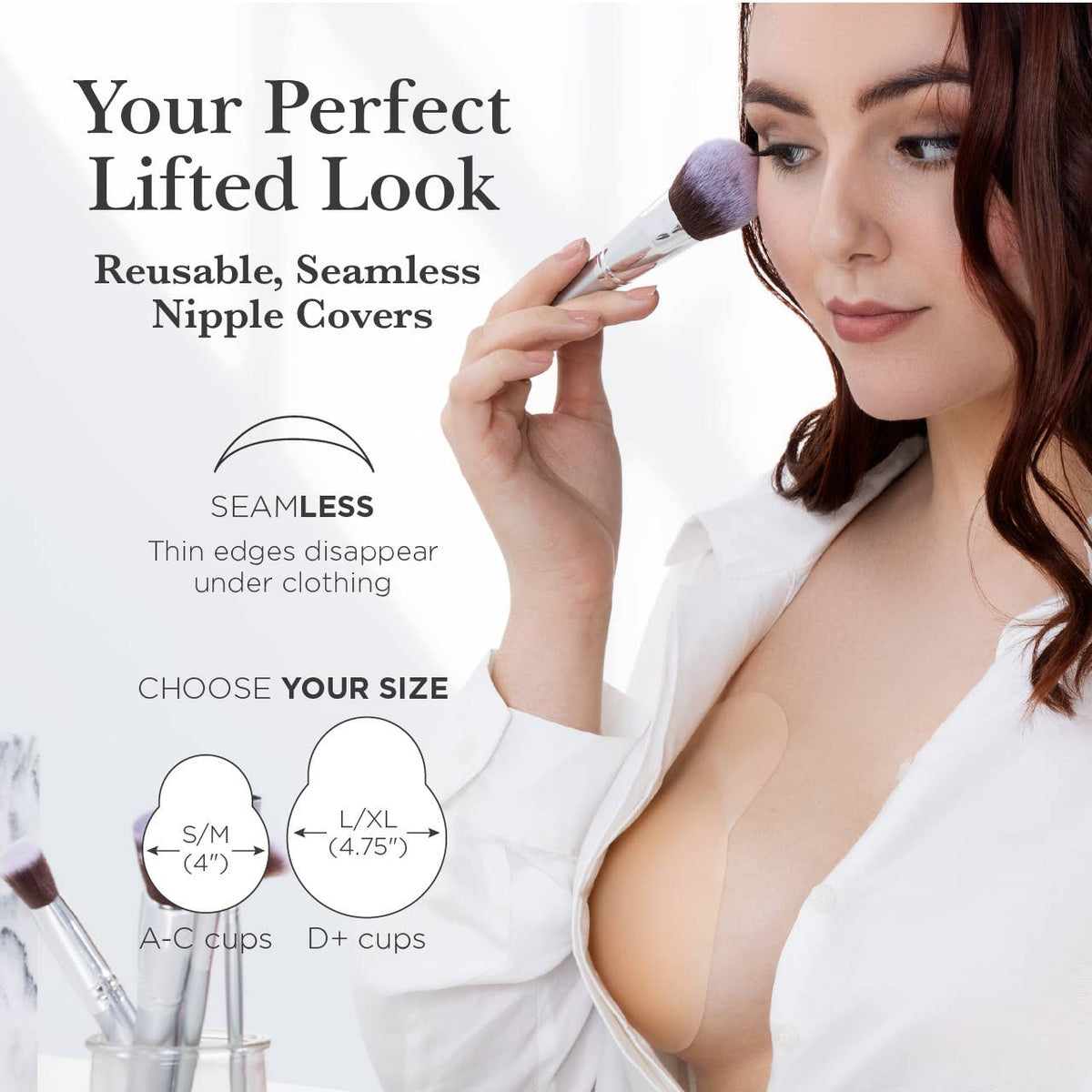 Nippies Skin Adhesive Nipple Covers with Lifting Tab