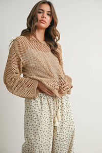 Long Sleeve See Through Top