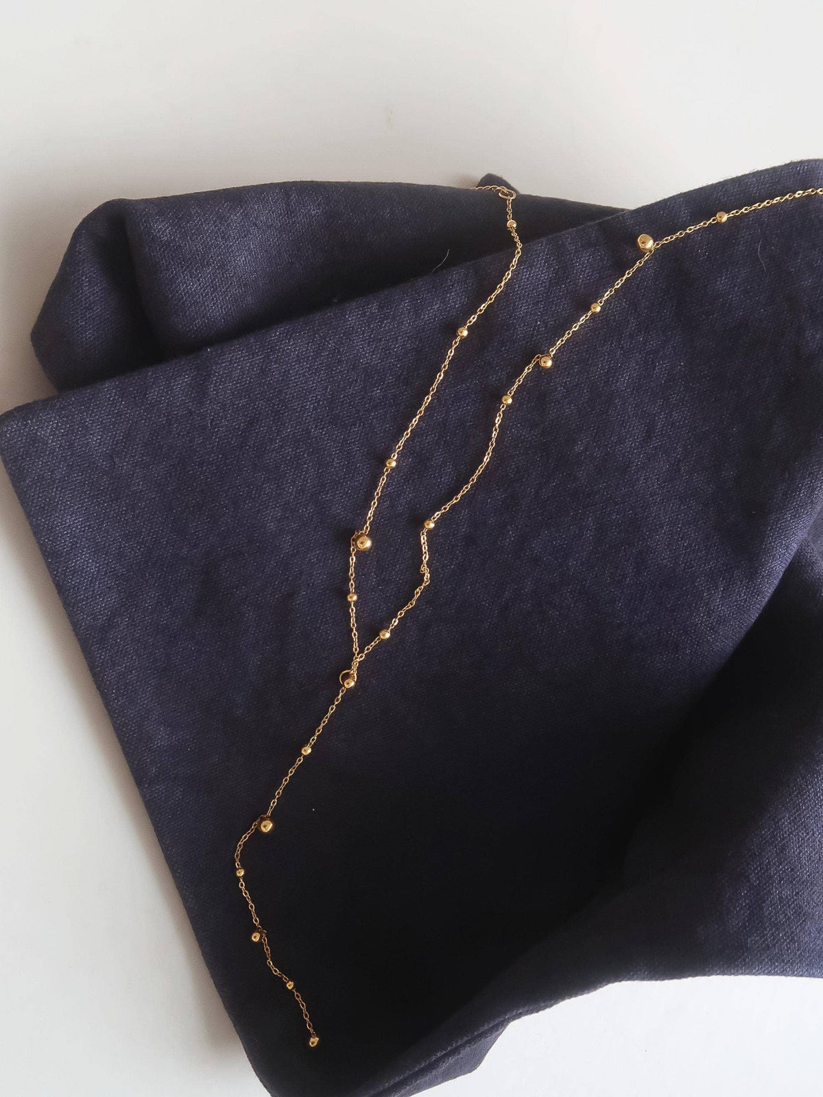 Dressy Beaded Y Lariat Necklace