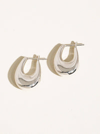 Quinn 18K Classic Droplet Hoop Earring
