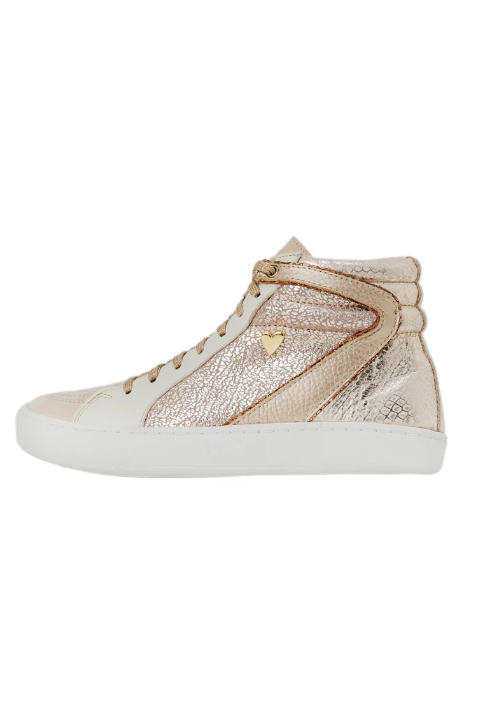 Joie High Top Sneakers - Gold